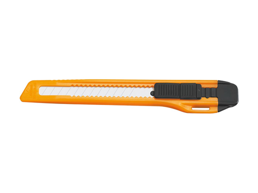 [WEST-84000BP] Cutter Westcott Office 9mm met kunststof houder zwart/oranje (E84000-BP)