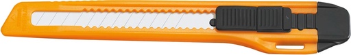 [WEST-84000BP] Cutter Westcott Office 9mm met kunststof houder zwart/oranje (E84000-BP)