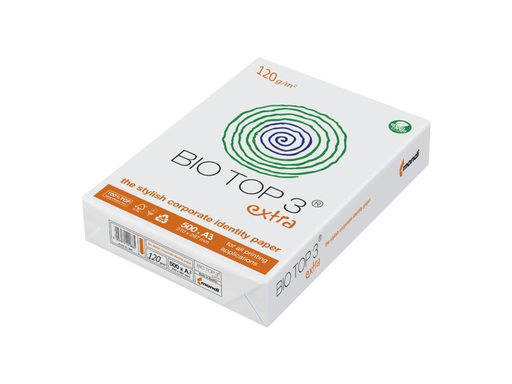 [PAP-BIO10] Biotop 3 DIN A3 120gr natuurwit (250) - FSC Mix credit