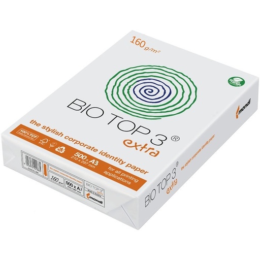 [PAP-BIO09] Biotop 3 DIN A3 160gr natuurwit (500) - FSC Mix credit