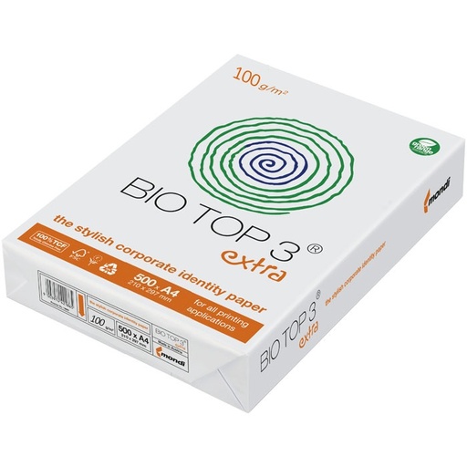 [PAP-BIO07] Biotop 3 DIN A4 100gr natuurwit (500) - FSC Mix credit