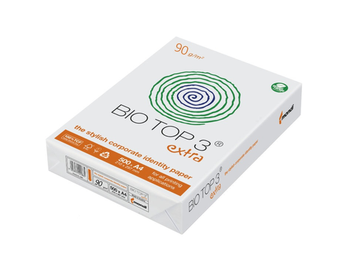 [PAP-BIO01] Biotop 3 DIN A4 90gr natuurwit (500) - FSC Mix credit