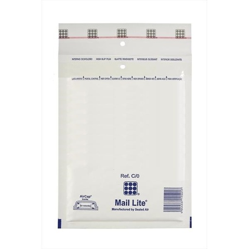 [ENV-L03W] Luchtkussenomslag 150x210mm wit C/0 (100)