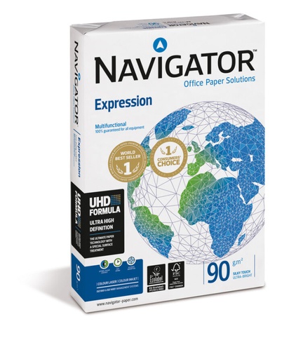 [PAP-NAVI08] Navigator expression DIN A4 90gr wit (500) - FSC Mix 70%