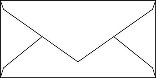 [ENV-A24] Omslag am. ft extra wit 120gr puntklep gegomd (500)
